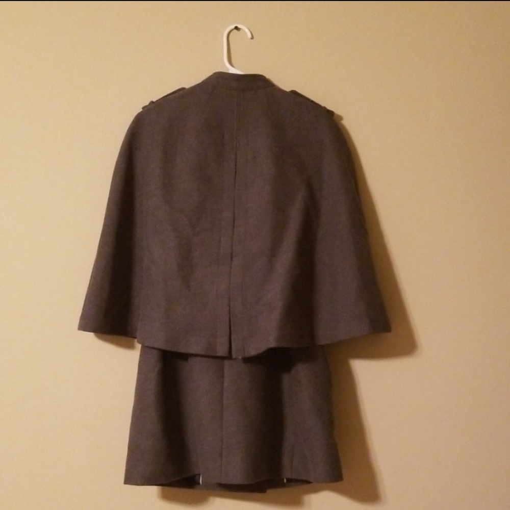 π₯HOST PICKπ₯ Banana Republic Gray Pea Coat, XS - Picture 2 of 3
